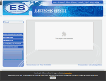 Tablet Screenshot of electronicservicesrl.it